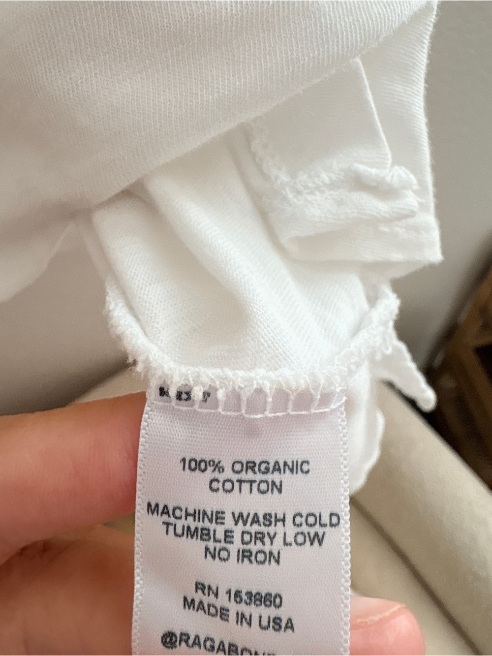 James Michelle Chele Organic Cotton V Neck Slouchy Tee — image 4 of 6